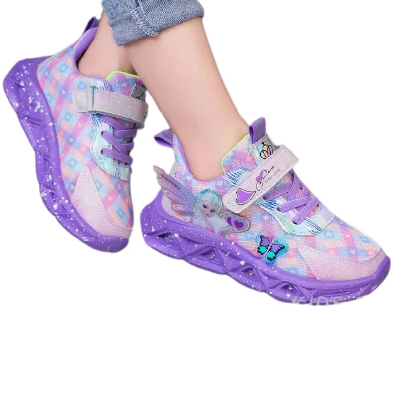 Tênis Frozen Luzinha LED Infantil Tênis Frozen Luzinha LED Infantil Loja do Bambino 