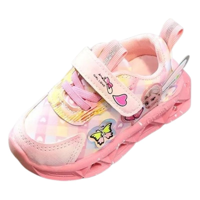 Tênis Frozen Luzinha LED Infantil Tênis Frozen Luzinha LED Infantil Loja do Bambino 
