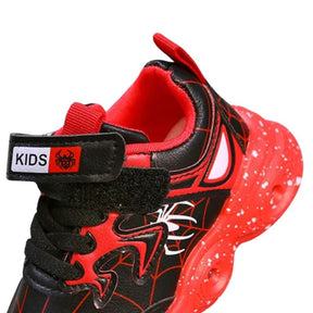 Tênis Homem Aranha com Luzinhas de LED Tênis Homem Aranha com Luzinhas de LED Loja do Bambino 