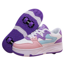 Tênis Infantil Casual com Rodinhas Tênis Infantil Casual com Rodinhas Loja do Bambino Roxo 31 (20cm) 