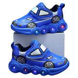 Tênis Infantil Com Luzinha Velcro Masculino