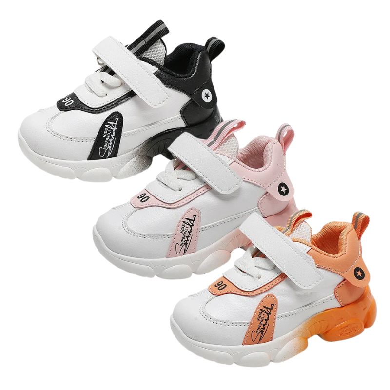 Tênis Infantil Com Velcro e Cadarço Tênis Infantil Com Velcro e Cadarço Loja do Bambino 