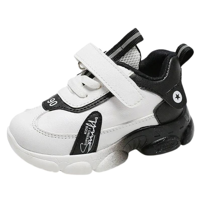 Tênis Infantil Com Velcro e Cadarço Tênis Infantil Com Velcro e Cadarço Loja do Bambino Preto 20 (12.5cm) 