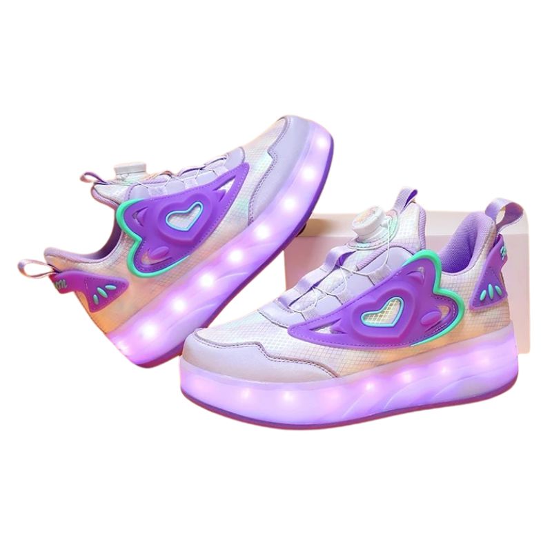 Tênis Infantil Feminino Rodinha com Luz LED Tênis Infantil Feminino Rodinha com Luz LED Loja do Bambino 