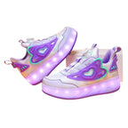 Tênis Infantil Feminino Rodinha com Luz LED Tênis Infantil Feminino Rodinha com Luz LED Loja do Bambino 