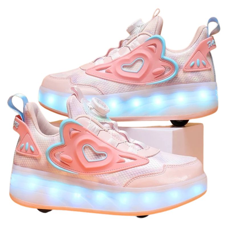Tênis Infantil Feminino Rodinha com Luz LED Tênis Infantil Feminino Rodinha com Luz LED Loja do Bambino 