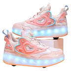 Tênis Infantil Feminino Rodinha com Luz LED Tênis Infantil Feminino Rodinha com Luz LED Loja do Bambino 