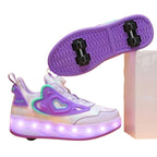 Tênis Infantil Feminino Rodinha com Luz LED Tênis Infantil Feminino Rodinha com Luz LED Loja do Bambino 