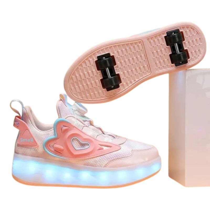 Tênis Infantil Feminino Rodinha com Luz LED Tênis Infantil Feminino Rodinha com Luz LED Loja do Bambino 