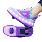 Tênis Infantil Feminino Rodinha com Luz LED Tênis Infantil Feminino Rodinha com Luz LED Loja do Bambino 