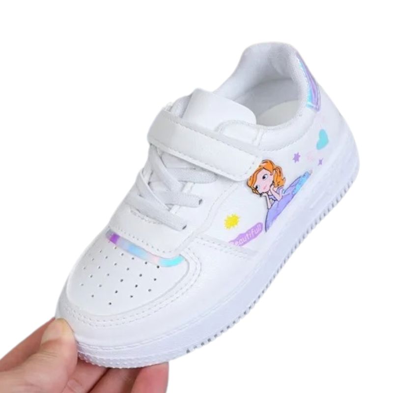 Tênis Infantil Feminino com Velcro Tênis Infantil Feminino com Velcro Loja do Bambino 