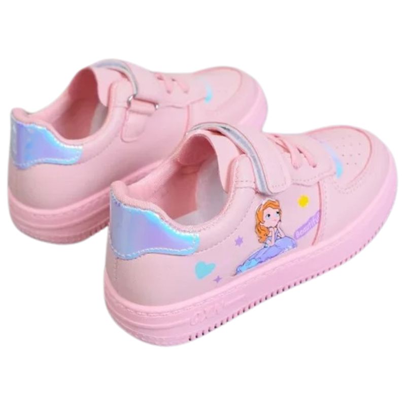 Tênis Infantil Feminino com Velcro Tênis Infantil Feminino com Velcro Loja do Bambino 