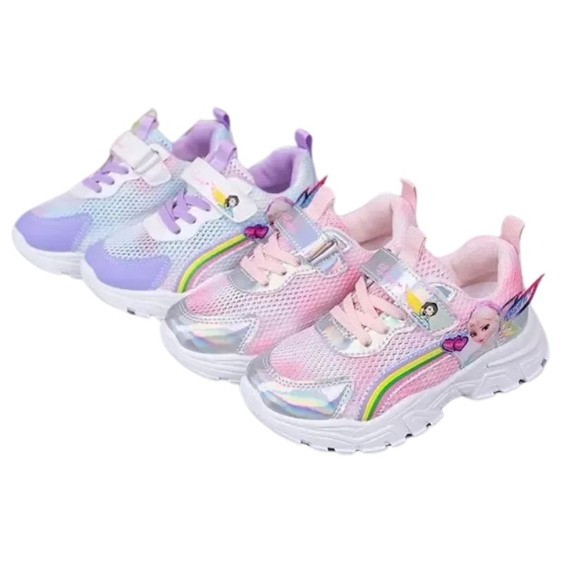 Tênis Infantil Frozen Velcro e Cadarço Feminino Tênis Infantil Frozen Velcro e Cadarço Feminino Loja do Bambino 