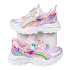 Tênis Infantil Frozen Velcro e Cadarço Feminino Tênis Infantil Frozen Velcro e Cadarço Feminino Loja do Bambino Rosa 26 (14.8cm) 