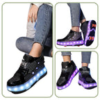 Tênis Infantil de Rodinha com Luz LED Recarregável Sport Tênis Infantil de Rodinha com Luz LED Recarregável Sport Loja do Bambino 