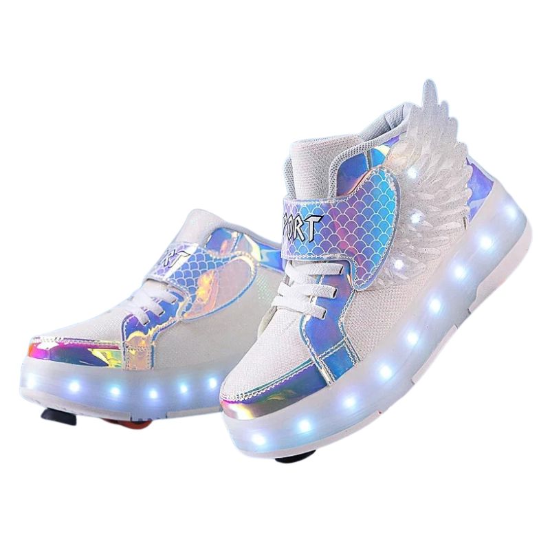 Tênis Infantil de Rodinha com Luz LED Recarregável Sport Tênis Infantil de Rodinha com Luz LED Recarregável Sport Loja do Bambino 