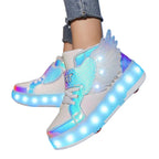 Tênis Infantil de Rodinha com Luz LED Recarregável Sport Tênis Infantil de Rodinha com Luz LED Recarregável Sport Loja do Bambino 