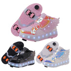 Tênis Infantil de Rodinha com Luz LED Recarregável Sport Tênis Infantil de Rodinha com Luz LED Recarregável Sport Loja do Bambino 