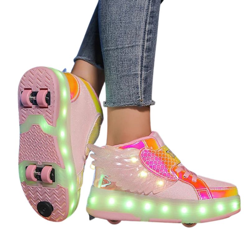 Tênis Infantil de Rodinha com Luz LED Recarregável Sport Tênis Infantil de Rodinha com Luz LED Recarregável Sport Loja do Bambino 