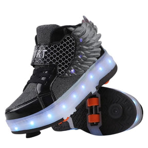 Tênis Infantil de Rodinha com Luz LED Recarregável Sport Tênis Infantil de Rodinha com Luz LED Recarregável Sport Loja do Bambino 