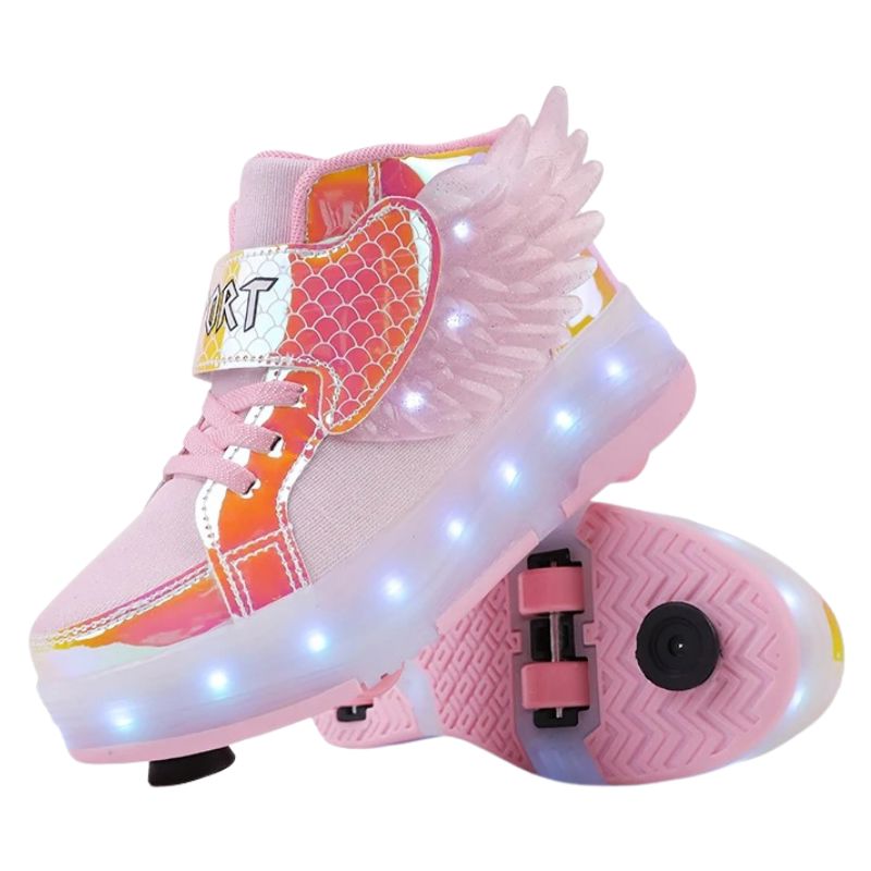 Tênis Infantil de Rodinha com Luz LED Recarregável Sport Tênis Infantil de Rodinha com Luz LED Recarregável Sport Loja do Bambino 