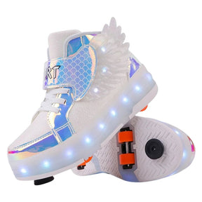 Tênis Infantil de Rodinha com Luz LED Recarregável Sport Tênis Infantil de Rodinha com Luz LED Recarregável Sport Loja do Bambino 