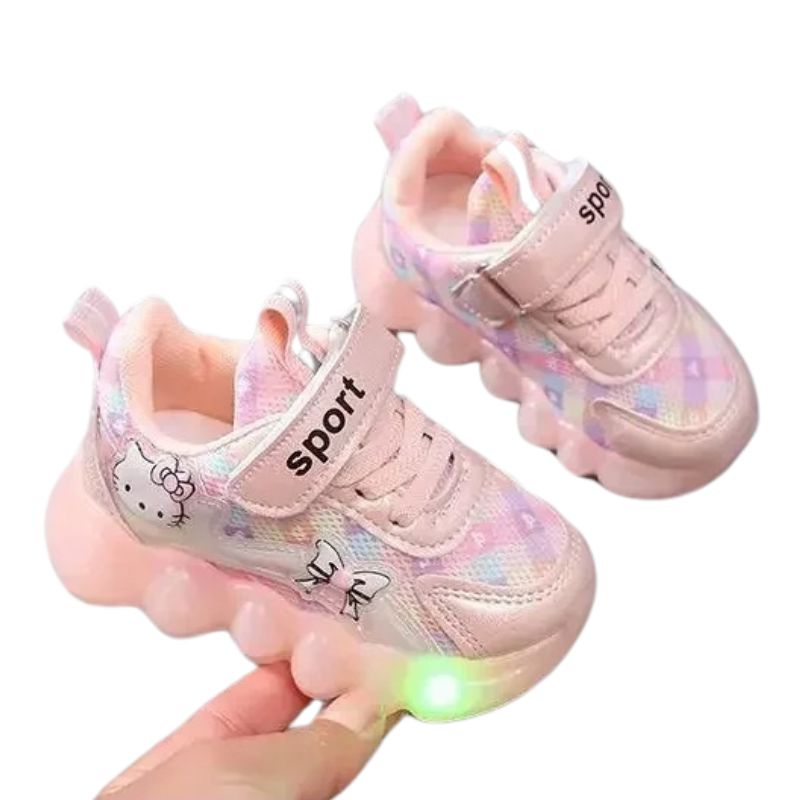 Tênis Hello Kitty com Led Infantil Tenis Hello Kitty com Led Infantil Loja do Bambino 