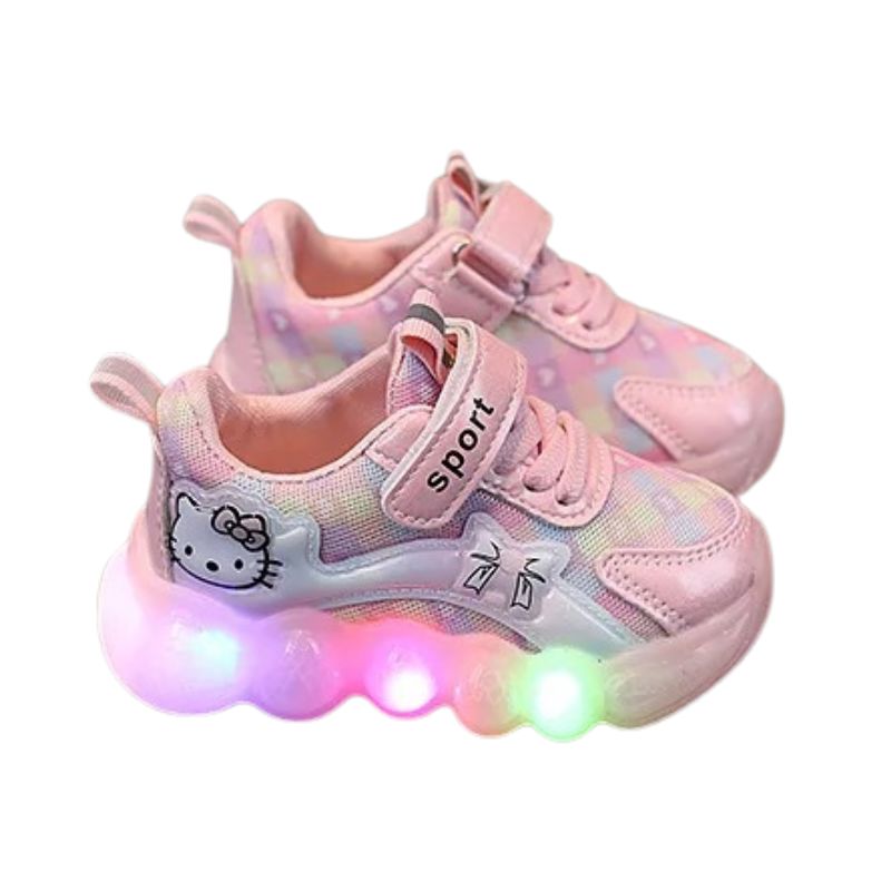 Tênis Hello Kitty com Led Infantil Tenis Hello Kitty com Led Infantil Loja do Bambino 