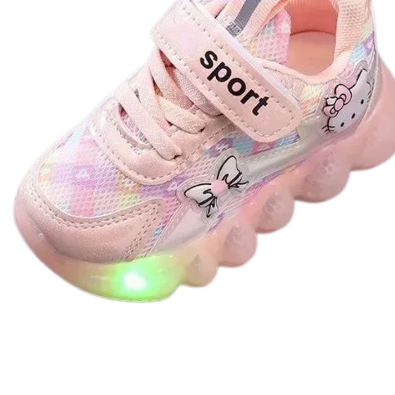 Tênis Hello Kitty com Led Infantil Tenis Hello Kitty com Led Infantil Loja do Bambino 