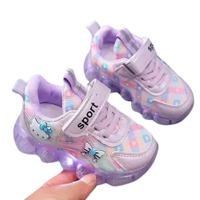 Tênis Hello Kitty com Led Infantil Tenis Hello Kitty com Led Infantil Loja do Bambino 