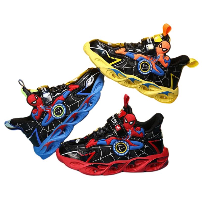 Tênis Homem Aranha Infantil com Luzinhas Tênis Homem Aranha Infantil com Luzinhas Loja do Bambino 