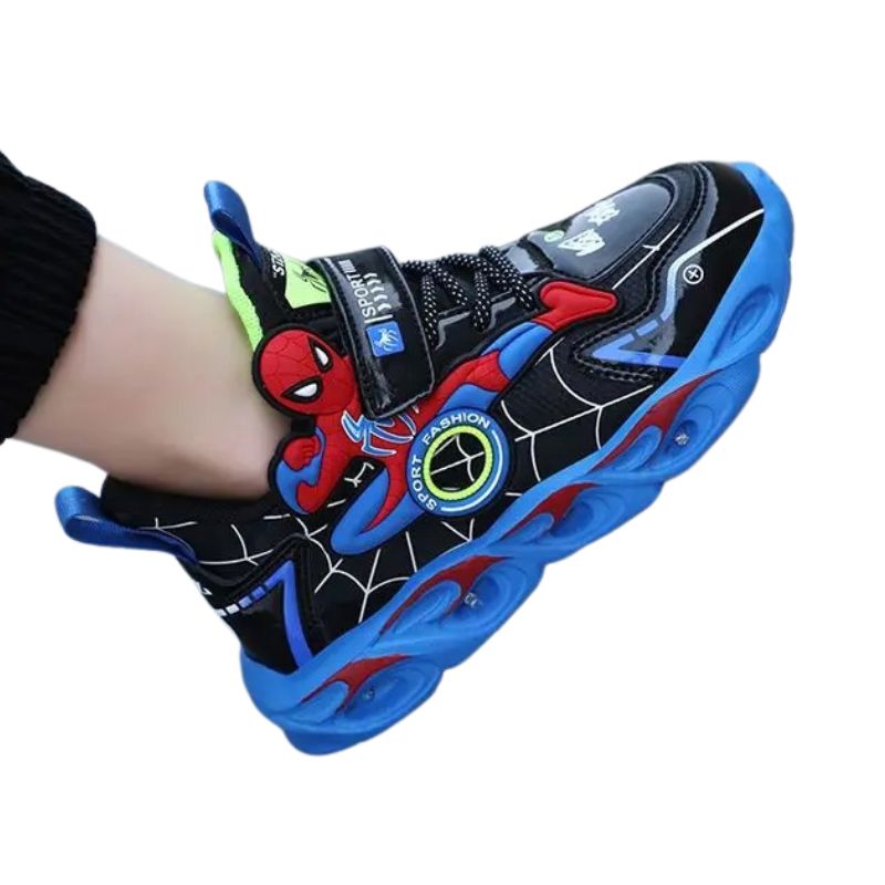 Tênis Homem Aranha Infantil com Luzinhas Tênis Homem Aranha Infantil com Luzinhas Loja do Bambino 