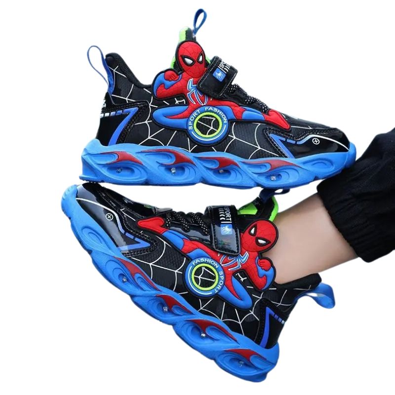 Tênis Homem Aranha Infantil com Luzinhas Tênis Homem Aranha Infantil com Luzinhas Loja do Bambino 