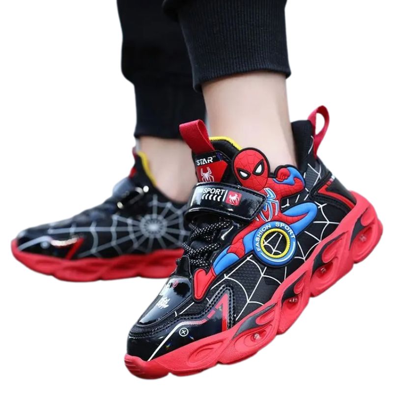Tênis Homem Aranha Infantil com Luzinhas Tênis Homem Aranha Infantil com Luzinhas Loja do Bambino 