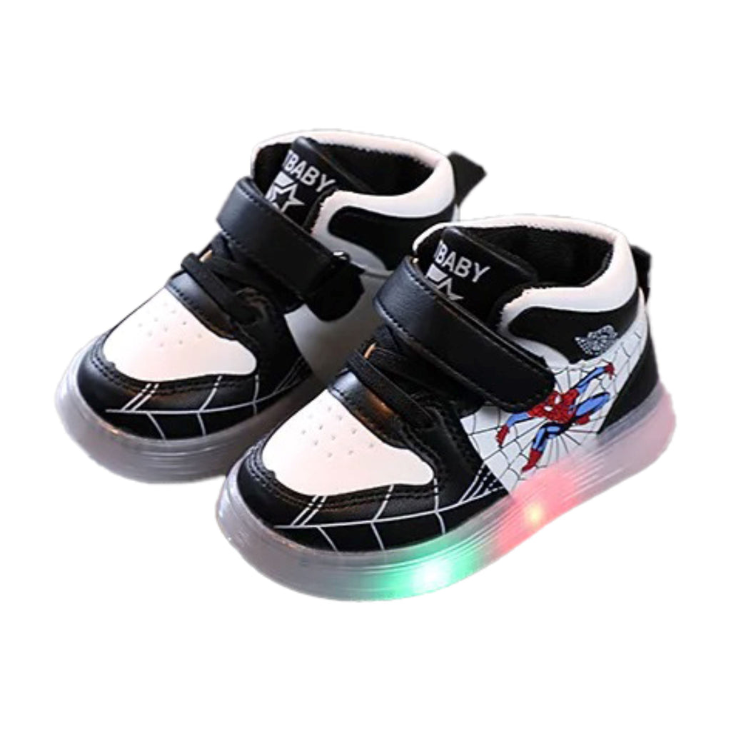 Tênis Homem Aranha com Led Bambino Tênis Homem Aranha com Led Bambino Loja do Bambino 