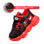 Tênis Homem Aranha com Luzinhas de LED Tênis Homem Aranha com Luzinhas de LED Loja do Bambino 