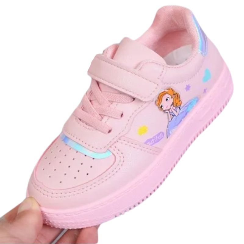 Tênis Infantil Feminino com Velcro Tênis Infantil Feminino com Velcro Loja do Bambino 