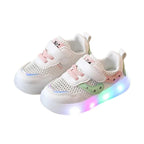 Tênis Infantil leve e respirável para Recém Nascido Tênis Infantil leve e respirável para Recém Nascido Loja do Bambino Rosa Modelo 02 21 (13.3cm)