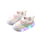 Tênis Infantil leve e respirável para Recém Nascido Tênis Infantil leve e respirável para Recém Nascido Loja do Bambino Rosa Modelo 01 21 (13.3cm)