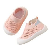 Tênis Meia Bebê Unissex Tênis Meia Bebê Unissex Loja do Bambino Rosa 0 a 6 meses (11.5cm) 