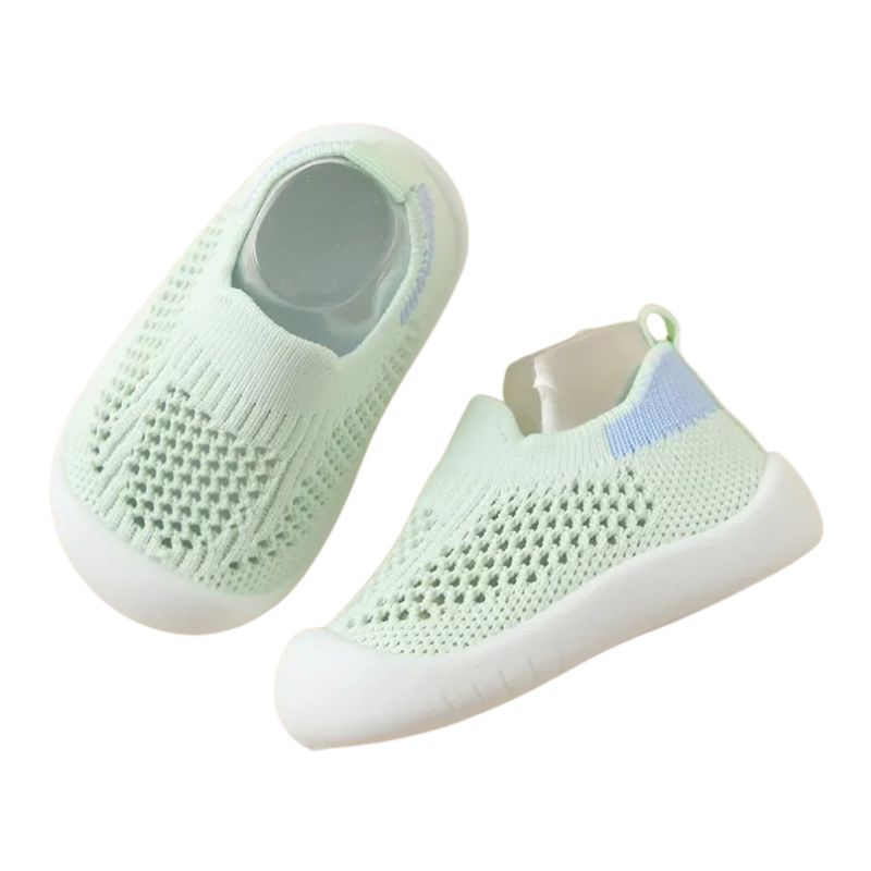 Tênis Meia Bebê Unissex Tênis Meia Bebê Unissex Loja do Bambino Verde 0 a 6 meses (11.5cm) 