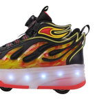 Tênis de Rodinha com Luz LED Infantil Fire Tênis de Rodinha com Luz LED Infantil Fire Loja do Bambino 