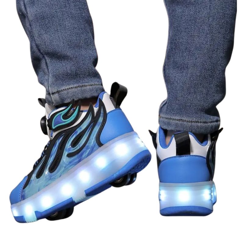 Tênis de Rodinha com Luz LED Infantil Fire Tênis de Rodinha com Luz LED Infantil Fire Loja do Bambino 