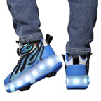 Tênis de Rodinha com Luz LED Infantil Fire Tênis de Rodinha com Luz LED Infantil Fire Loja do Bambino 