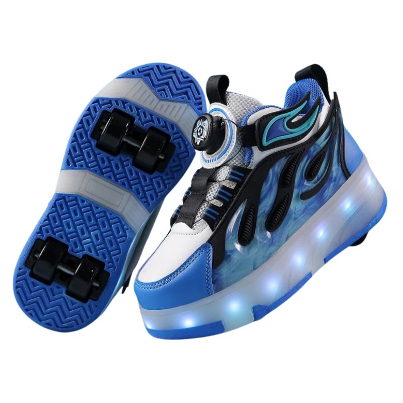Tênis de Rodinha com Luz LED Infantil Fire Tênis de Rodinha com Luz LED Infantil Fire Loja do Bambino 