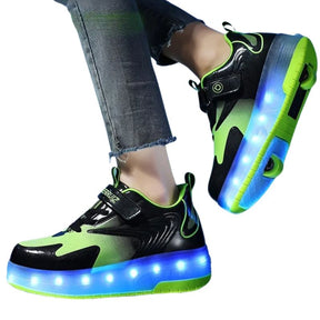 Tênis de Rodinha com Luz LED Infantil Peerruiz Tênis de Rodinha com Luz LED Infantil Peerruiz Loja do Bambino 