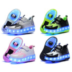 Tênis de Rodinha com Luz LED Infantil Peerruiz Tênis de Rodinha com Luz LED Infantil Peerruiz Loja do Bambino 