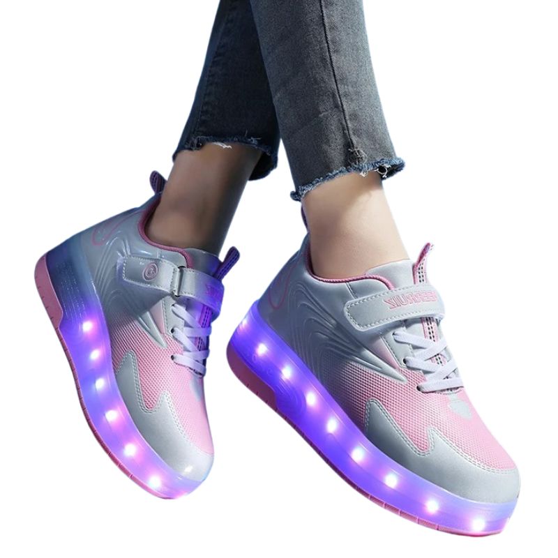 Tênis de Rodinha com Luz LED Infantil Peerruiz Tênis de Rodinha com Luz LED Infantil Peerruiz Loja do Bambino 