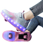 Tênis de Rodinha com Luz LED Infantil Peerruiz Tênis de Rodinha com Luz LED Infantil Peerruiz Loja do Bambino 