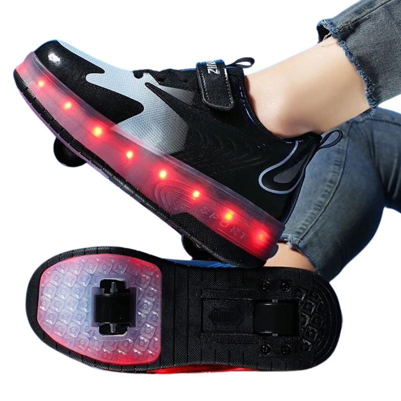 Tênis de Rodinha com Luz LED Infantil Peerruiz Tênis de Rodinha com Luz LED Infantil Peerruiz Loja do Bambino 